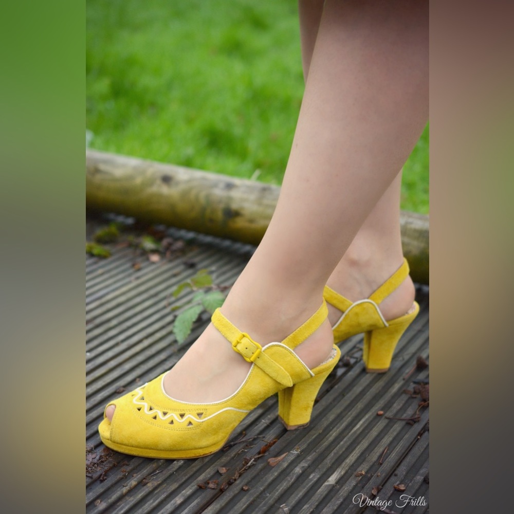Miss L Fire Yellow Betty Heel
